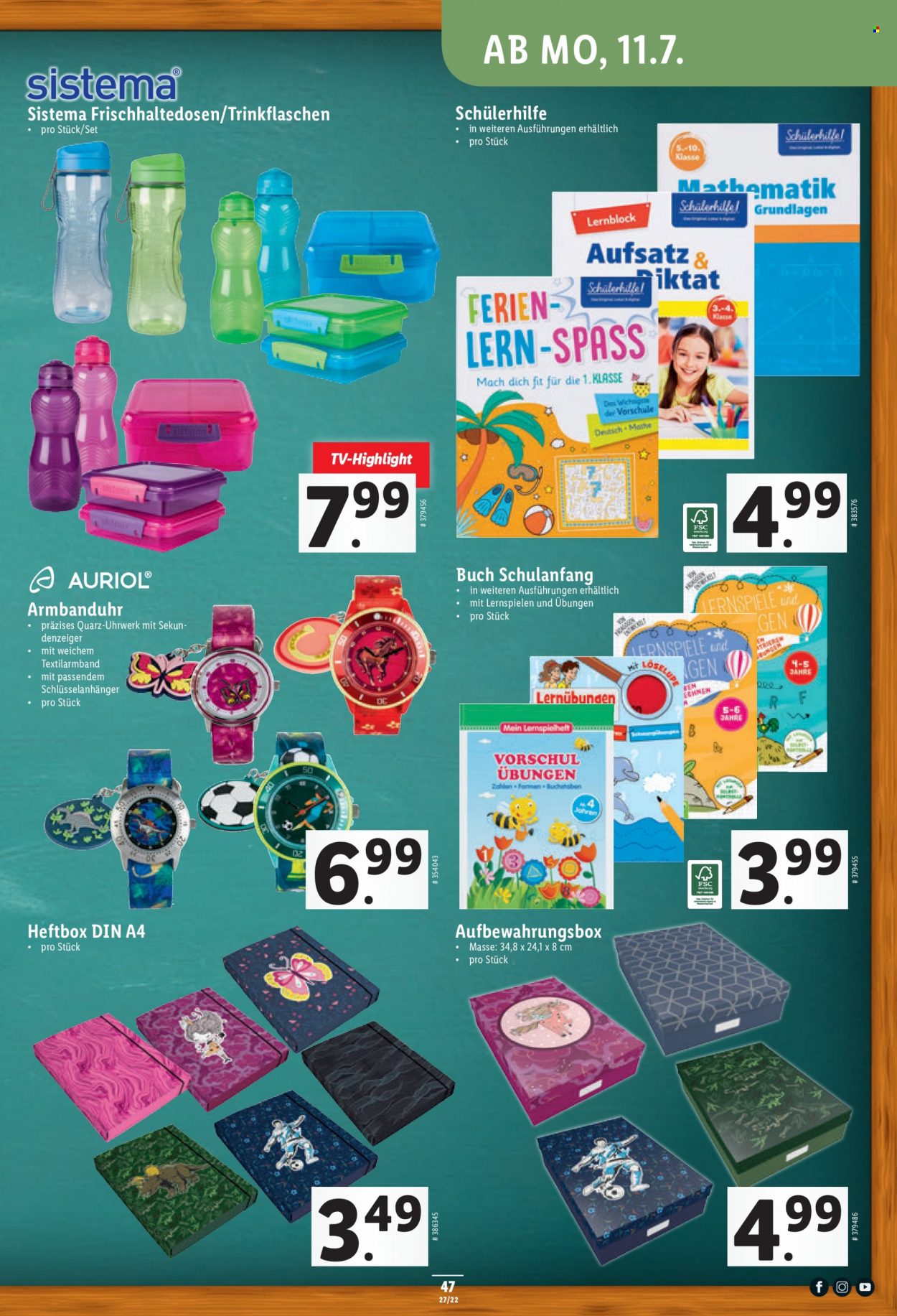 Prospekt Lidl - 7.7.2022 - 13.7.2022. Seite 47