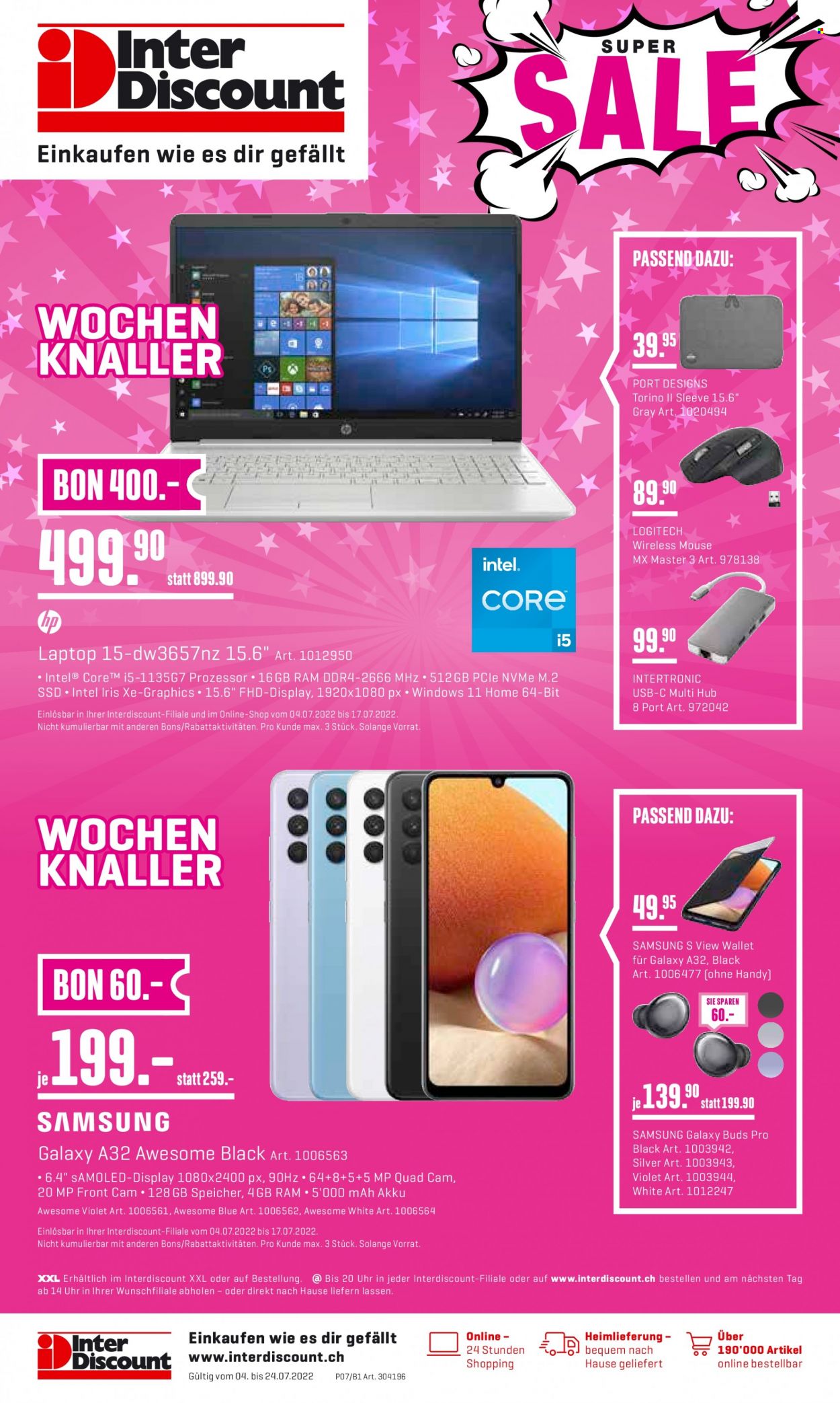 Catalogue Interdiscount - 4.7.2022 - 24.7.2022. Page 1
