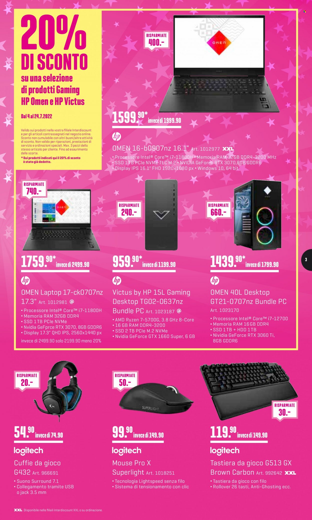 Prospekt Interdiscount - 4.7.2022 - 24.7.2022. Seite 3