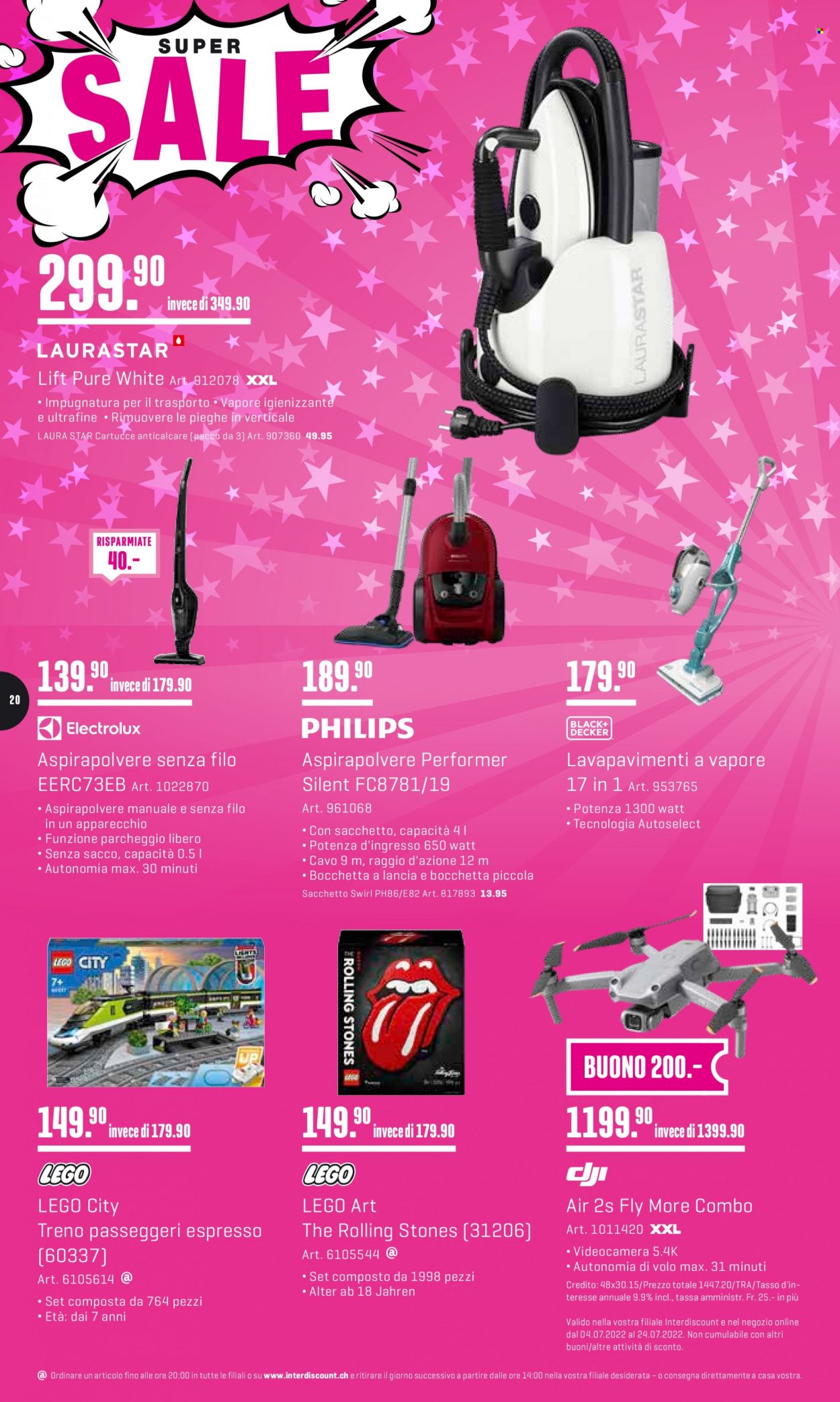 Prospekt Interdiscount - 4.7.2022 - 24.7.2022. Seite 20