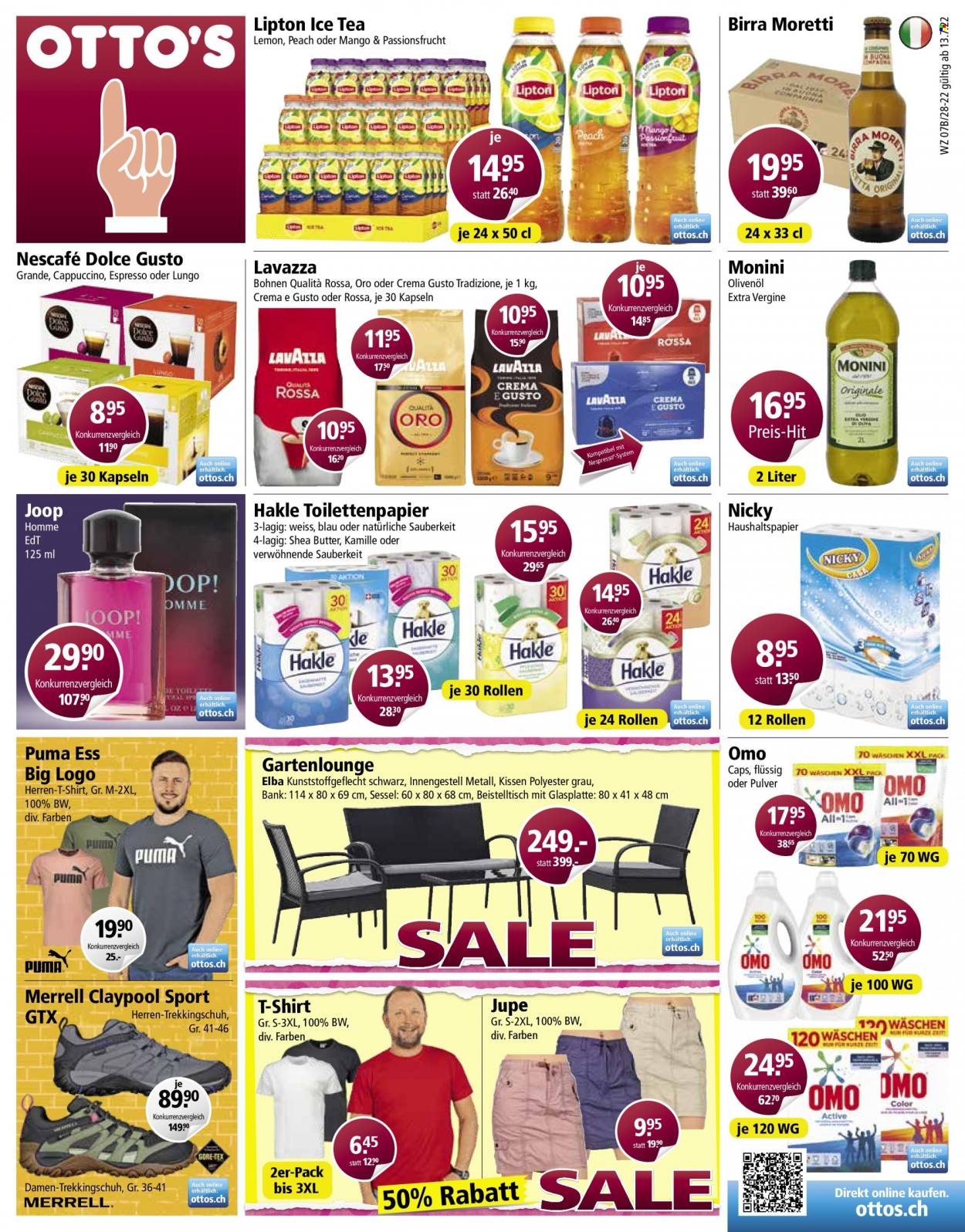 Volantino Otto's - 13.7.2022 - 19.7.2022. Pagina 1
