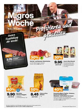 Prospekte Migros - 5.7.2022 - 11.7.2022.