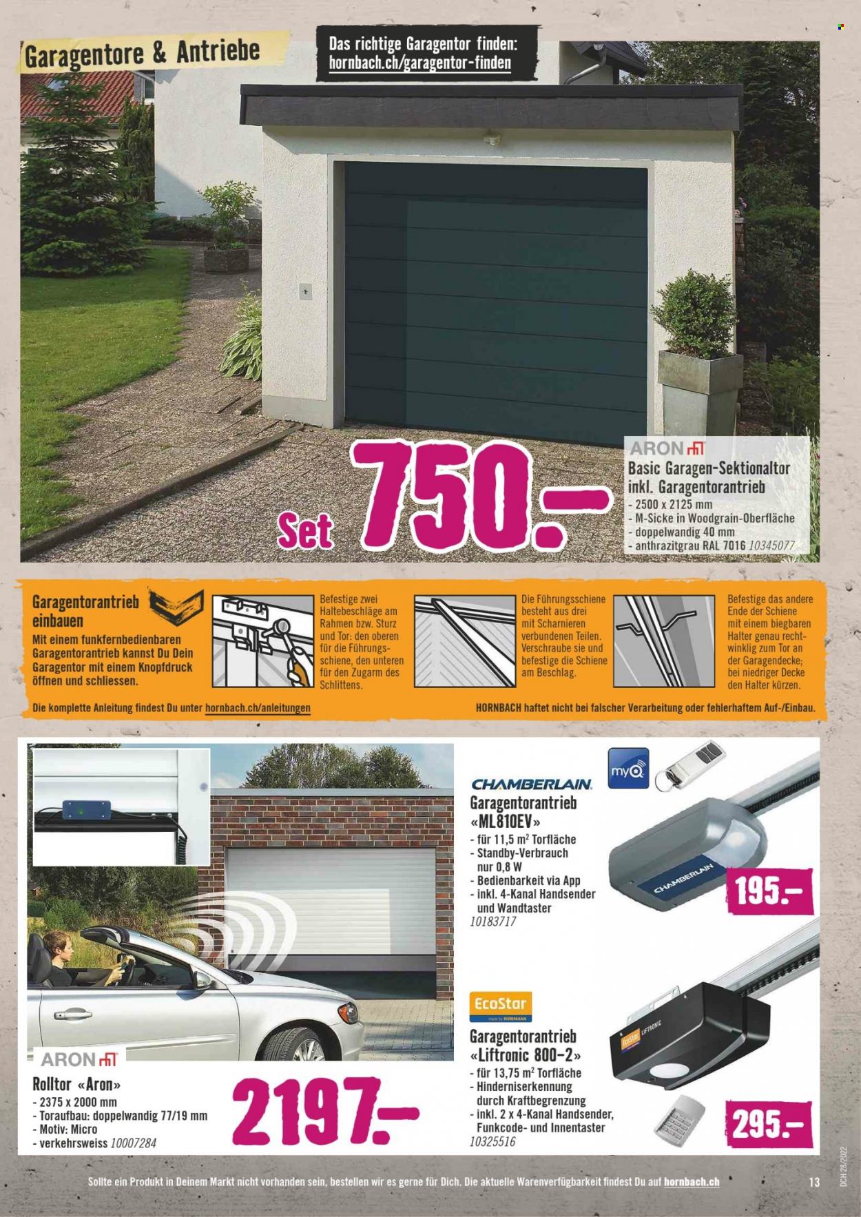 Prospekt Hornbach - 12.7.2022 - 11.8.2022. Seite 13