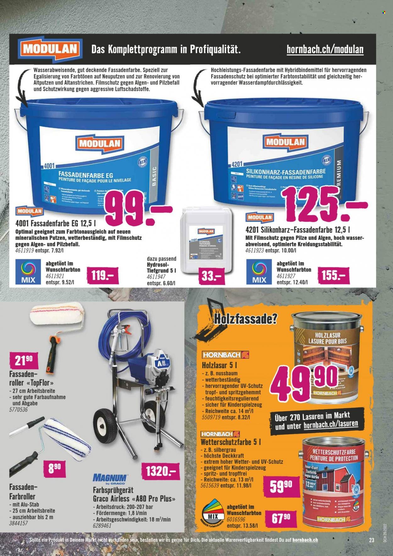 Prospekt Hornbach - 12.7.2022 - 11.8.2022. Seite 23
