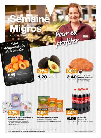 Volantino Migros - 12.7.2022 - 18.7.2022.