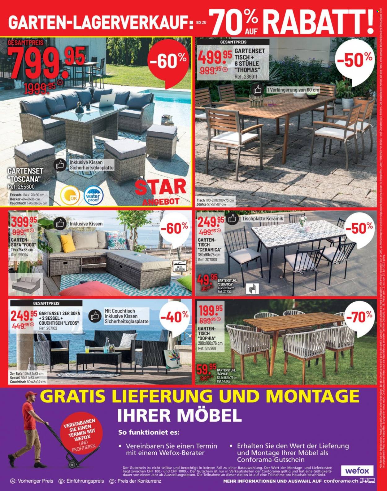 Volantino Conforama - 12.7.2022 - 25.7.2022. Pagina 12
