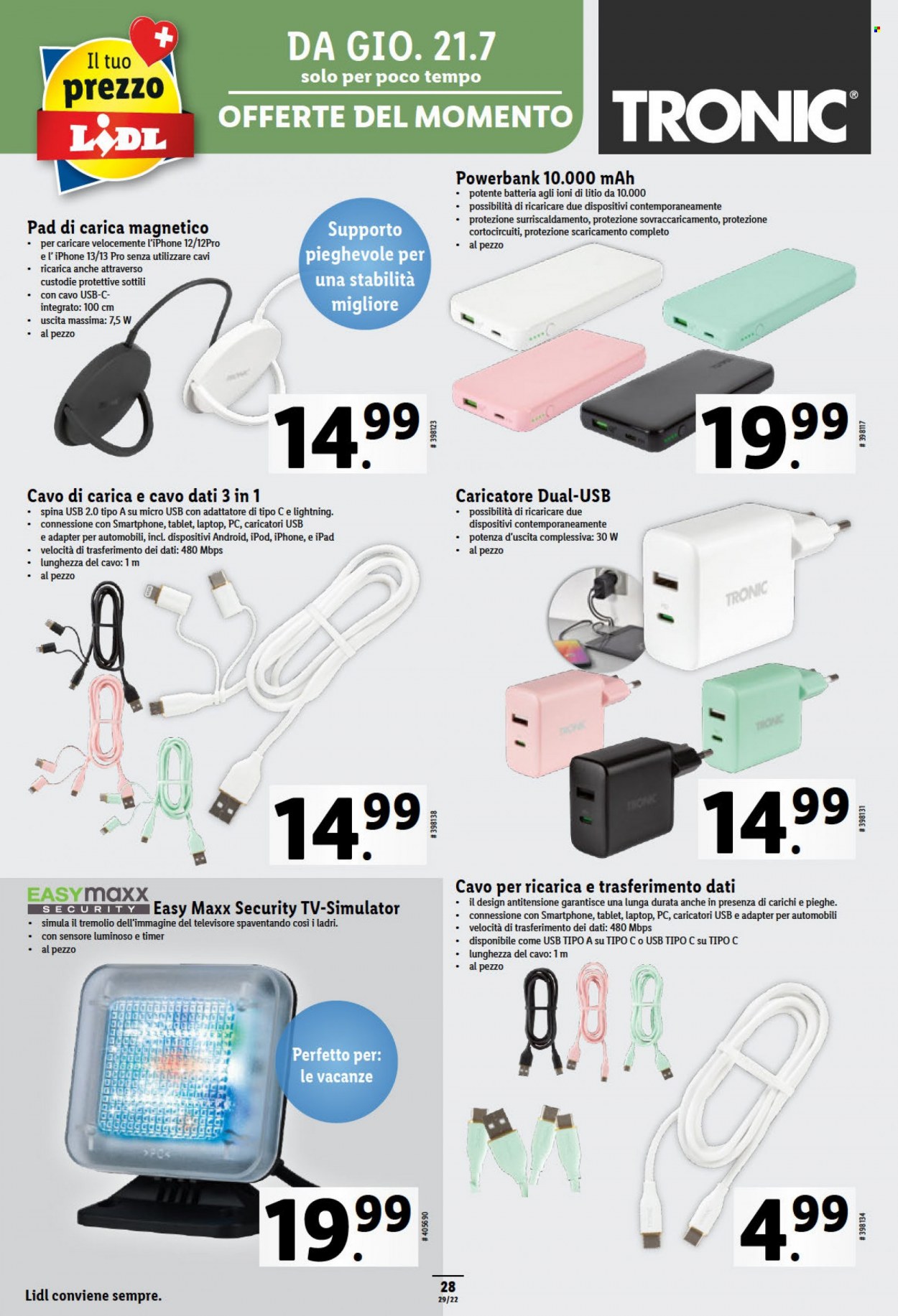 Volantino Lidl - 21.7.2022 - 27.7.2022. Pagina 28