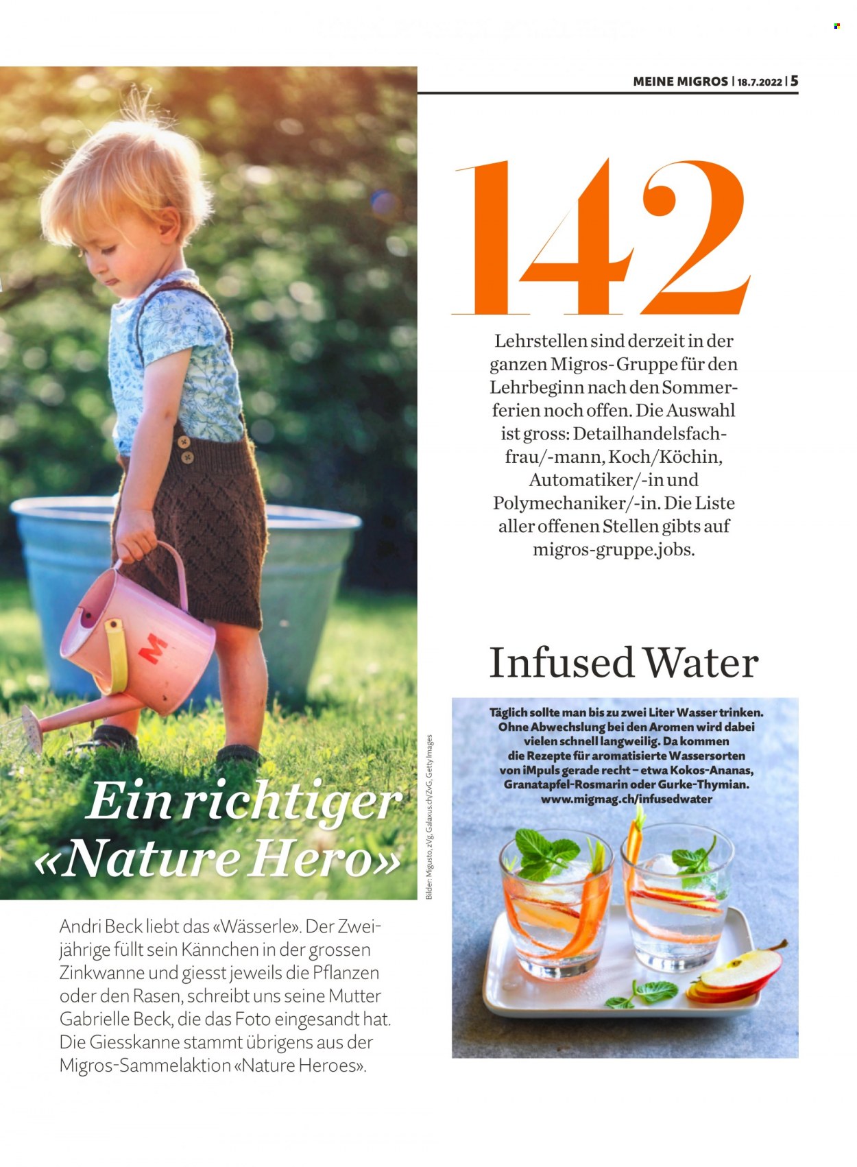 Prospekt Migros - 18.7.2022 - 24.7.2022. Seite 5