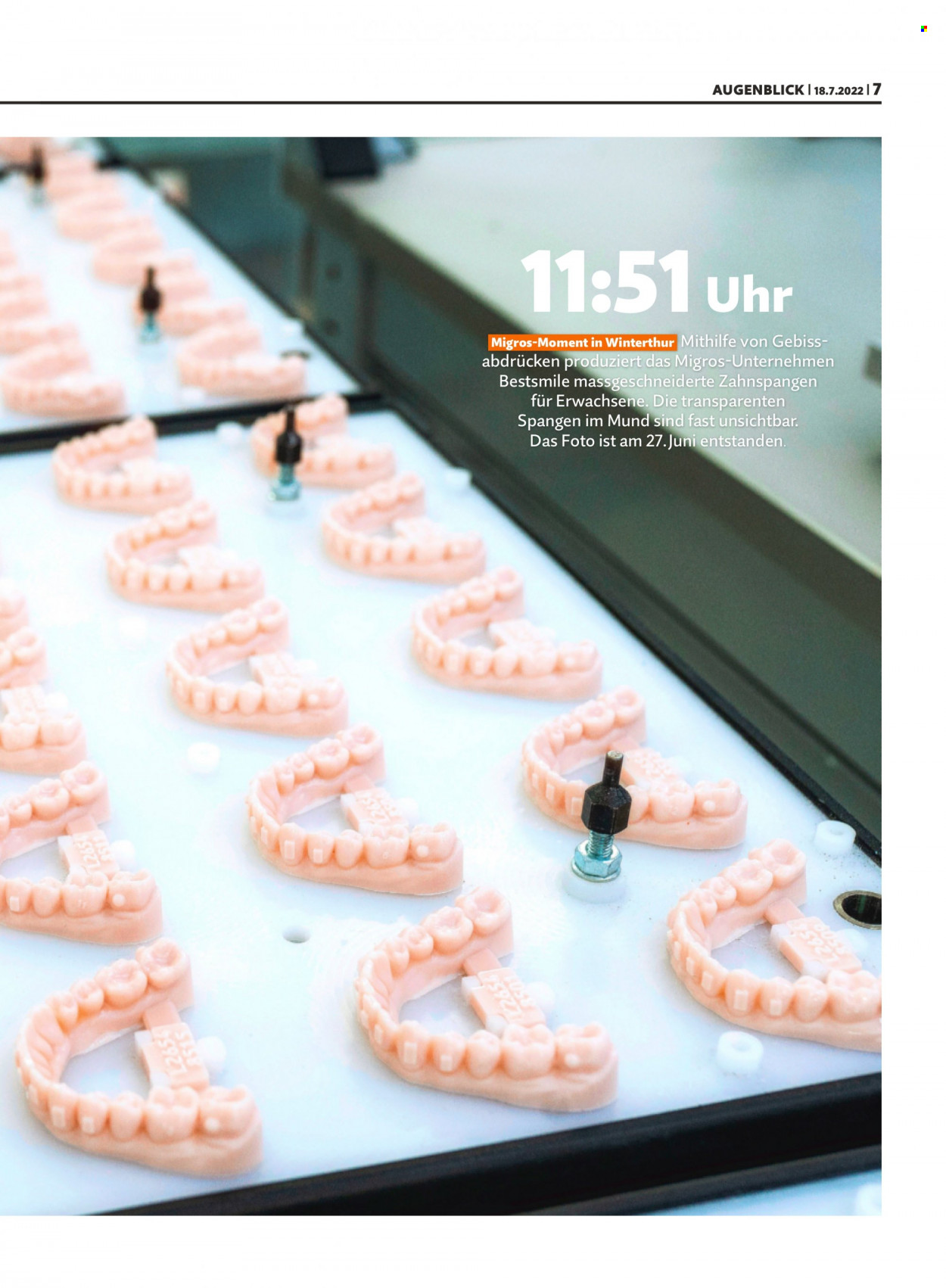 Prospekt Migros - 18.7.2022 - 24.7.2022. Seite 7