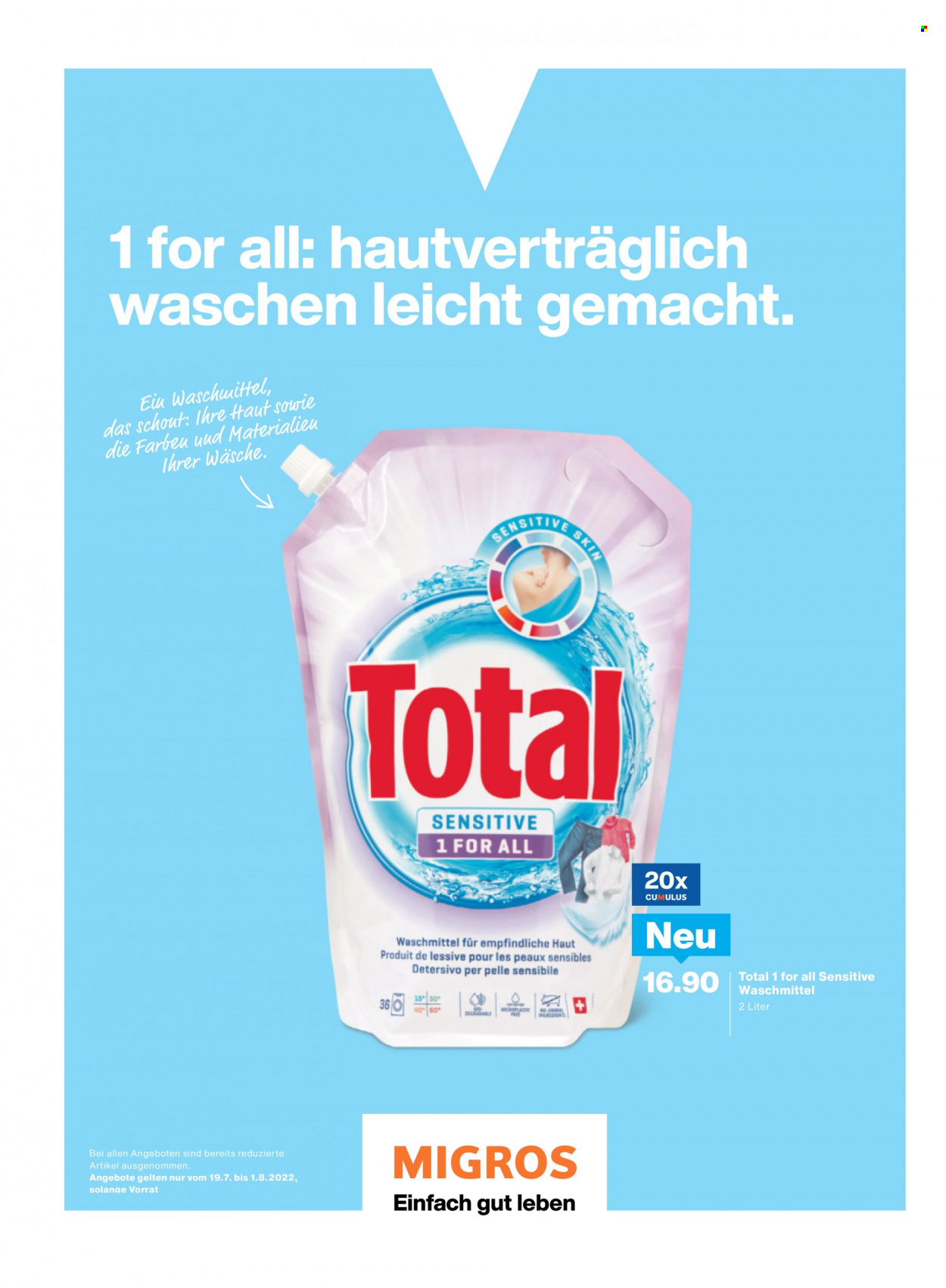 Prospekt Migros - 18.7.2022 - 24.7.2022. Seite 48