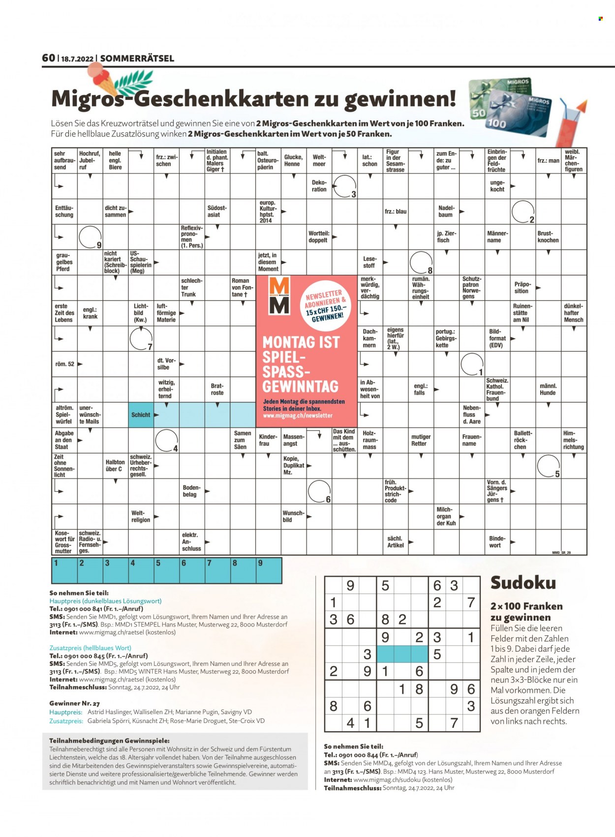 Prospekt Migros - 18.7.2022 - 24.7.2022. Seite 60
