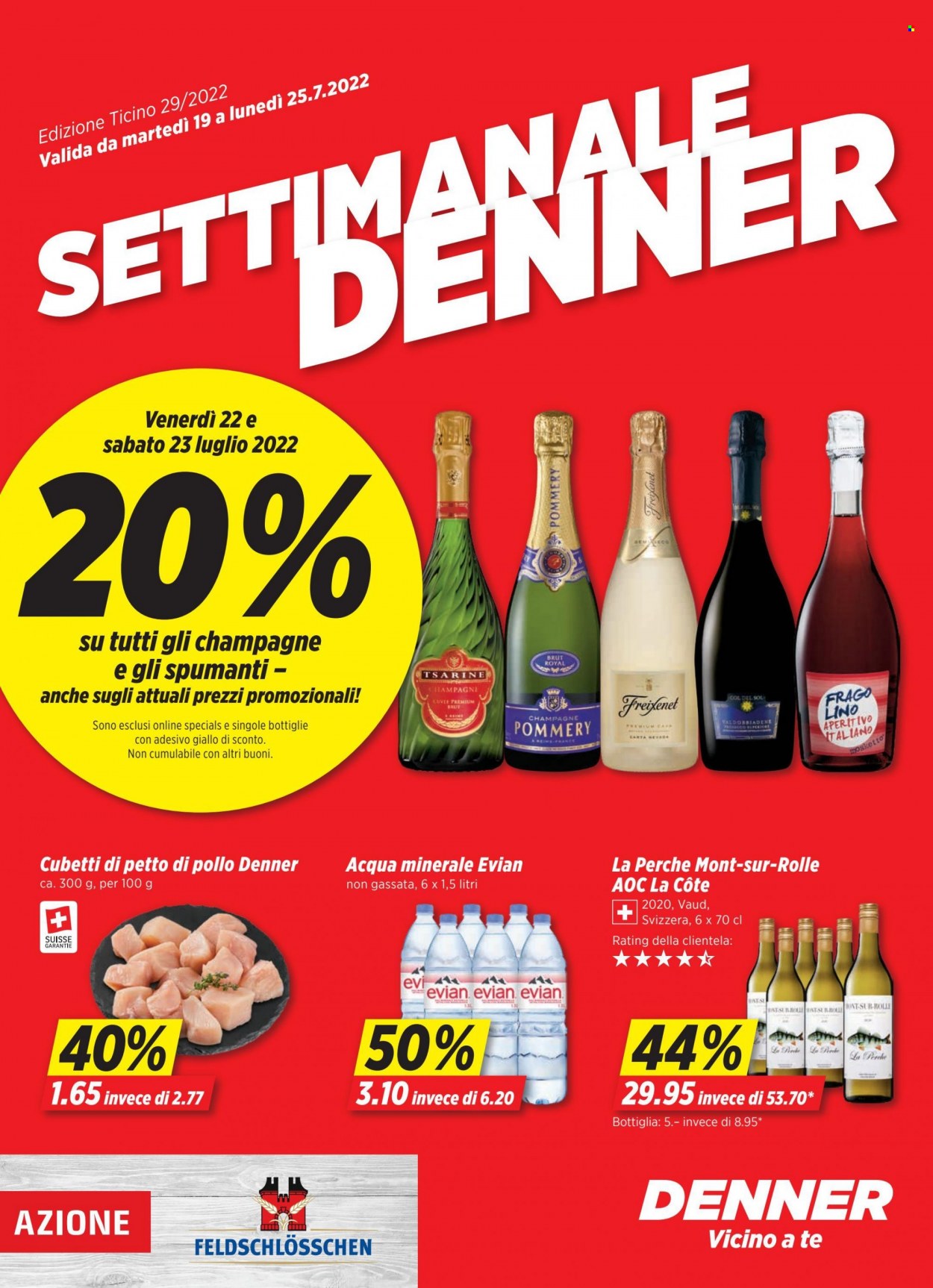 Volantino Denner - 19.7.2022 - 25.7.2022. Pagina 1