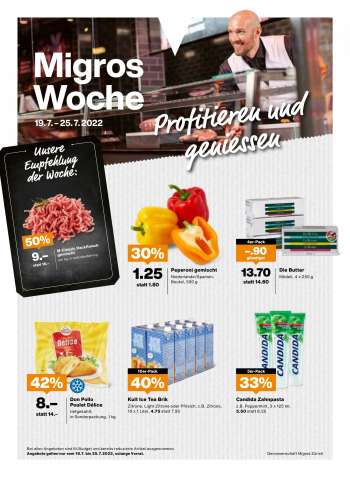 Volantino Migros - 19.7.2022 - 25.7.2022.