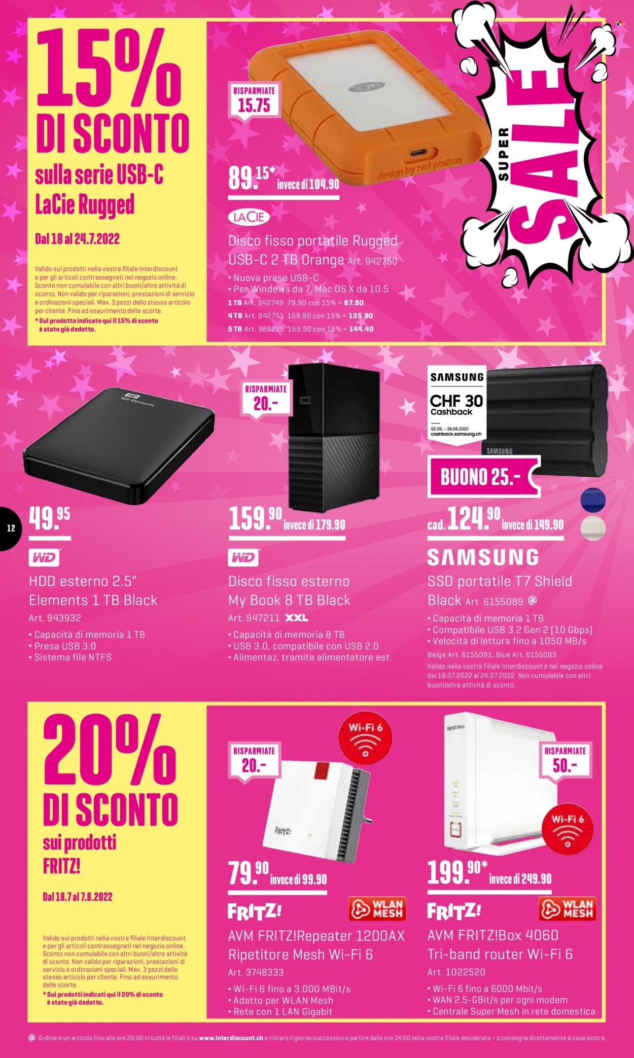 Catalogue Interdiscount - 18.7.2022 - 24.7.2022. Page 12