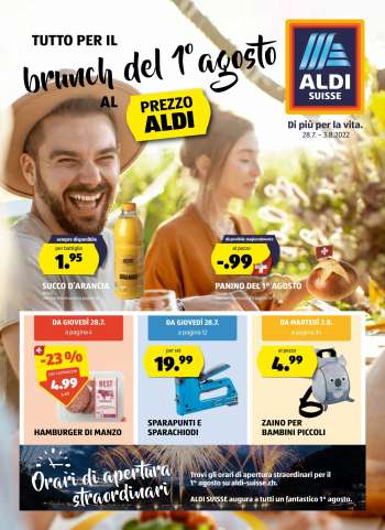 Volantino Aldi - 28.7.2022 - 3.8.2022.