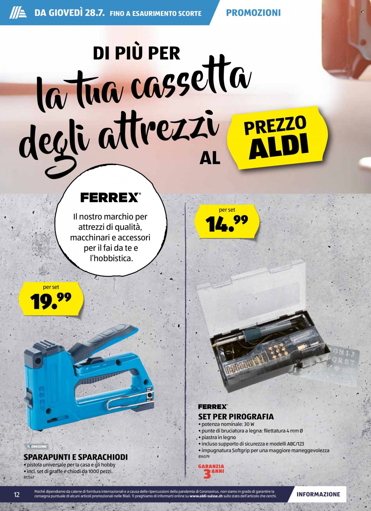 Volantino Aldi - 28.7.2022 - 3.8.2022. Pagina 12