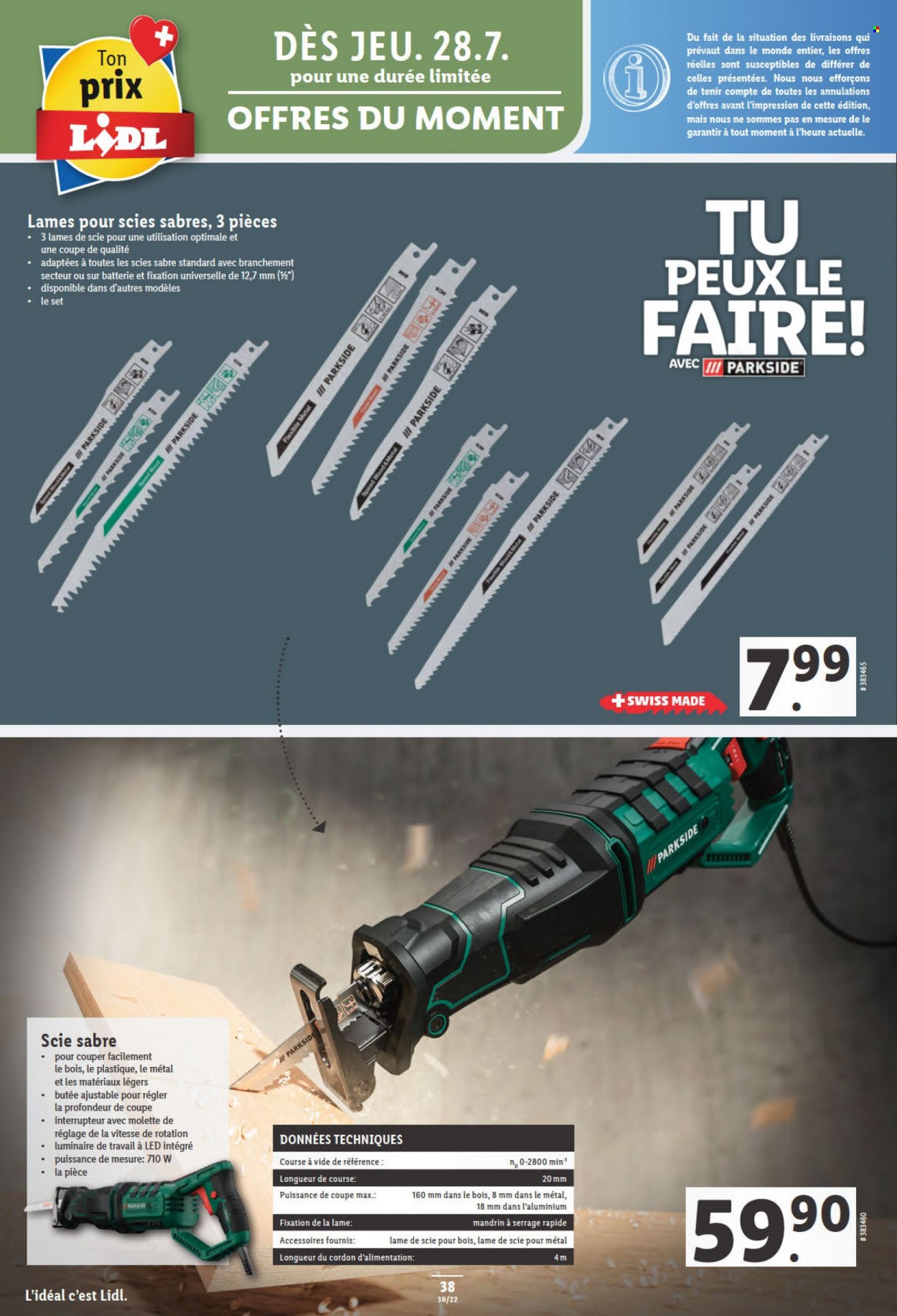Volantino Lidl - 28.7.2022 - 3.8.2022. Pagina 38