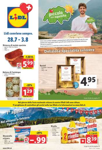 Volantino Lidl - 28.7.2022 - 3.8.2022.