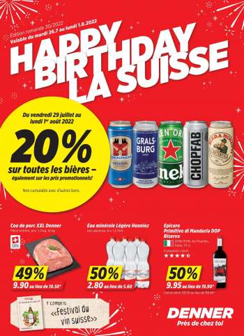 Catalogue Denner - 26.7.2022 - 1.8.2022.