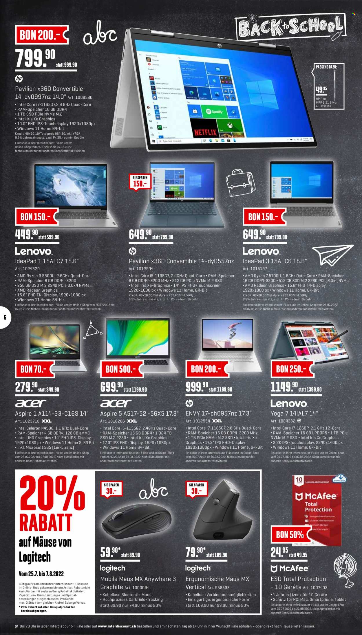 Catalogue Interdiscount - 25.7.2022 - 7.8.2022. Page 6