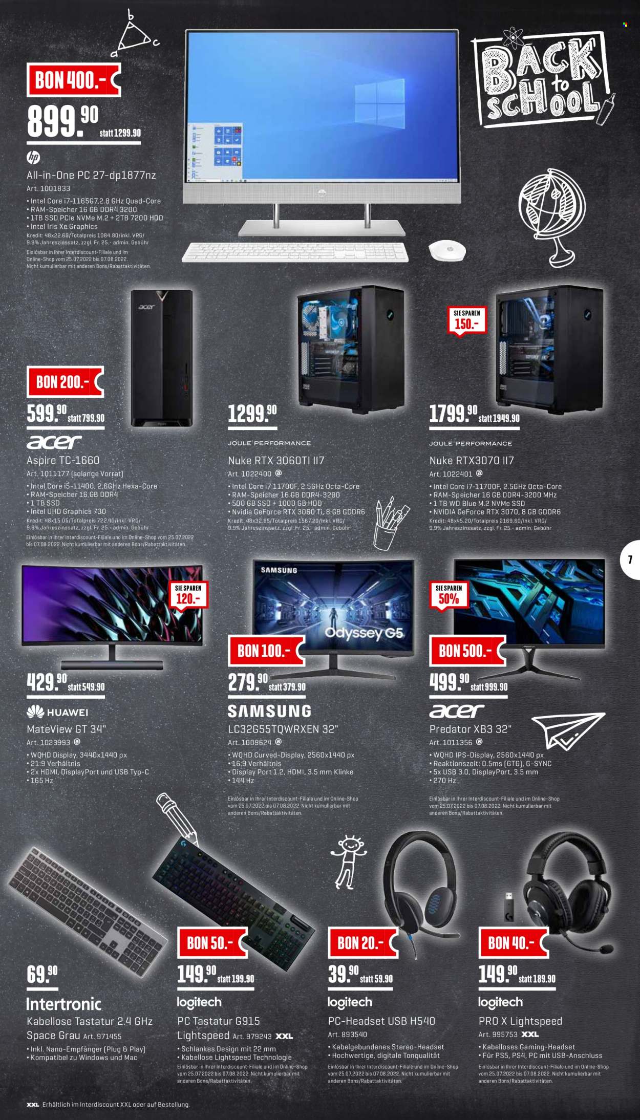 Catalogue Interdiscount - 25.7.2022 - 7.8.2022. Page 7
