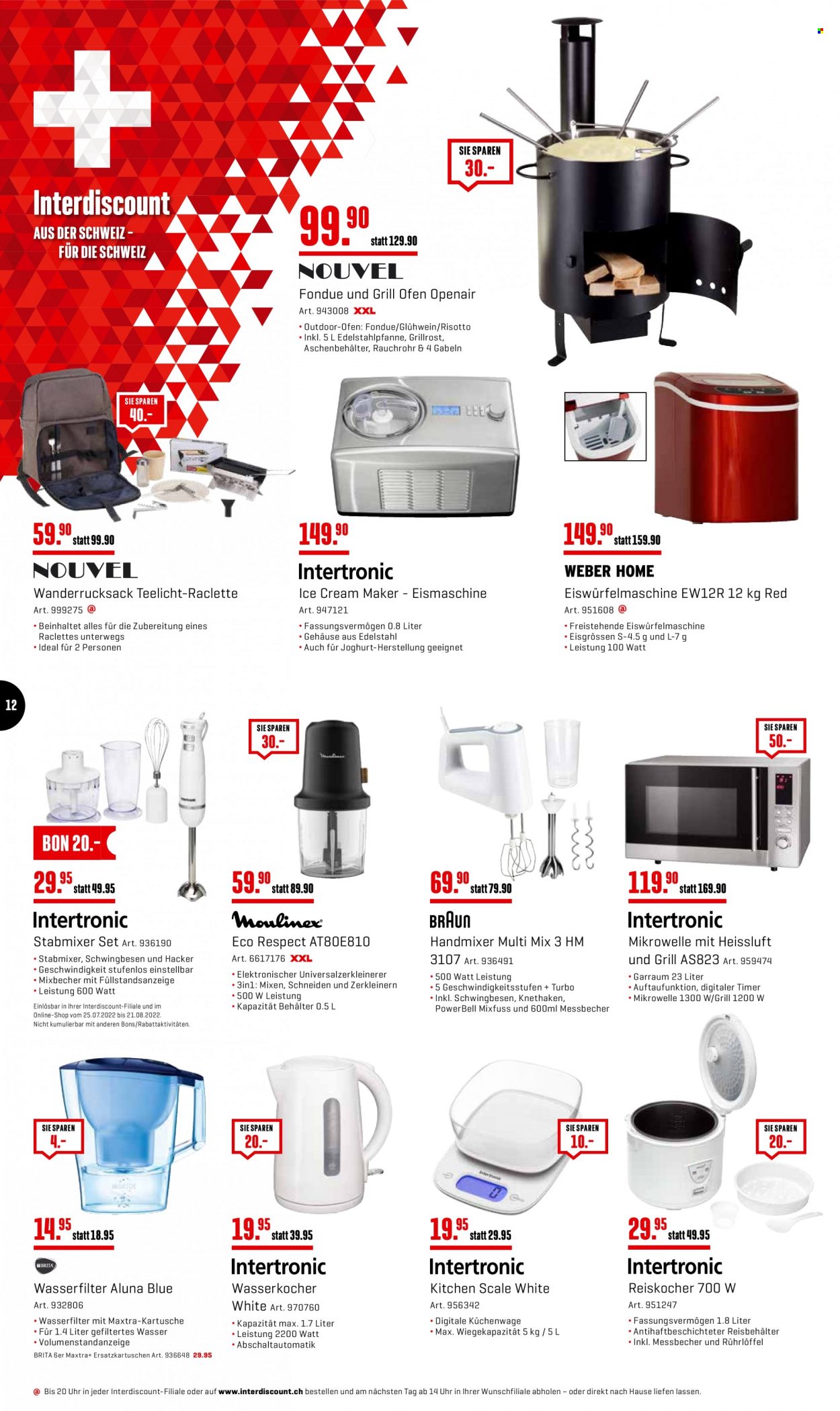 Catalogue Interdiscount - 25.7.2022 - 7.8.2022. Page 12