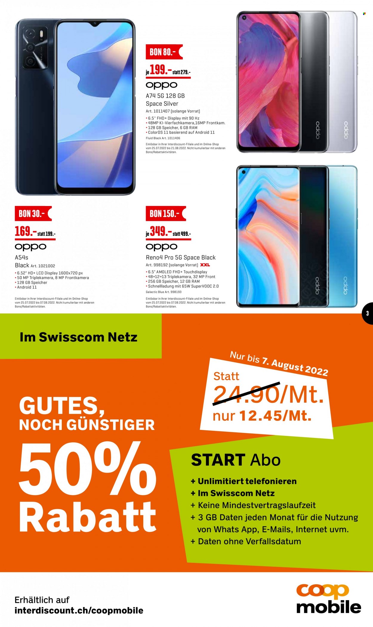 Volantino Interdiscount - 25.7.2022 - 7.8.2022. Pagina 3
