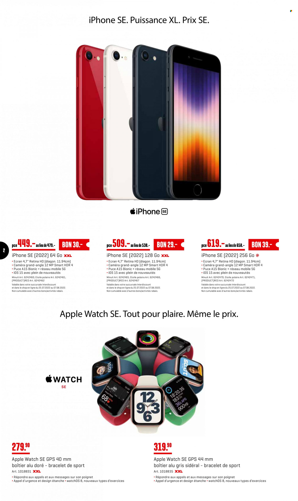Prospekt Interdiscount - 25.7.2022 - 7.8.2022. Seite 2
