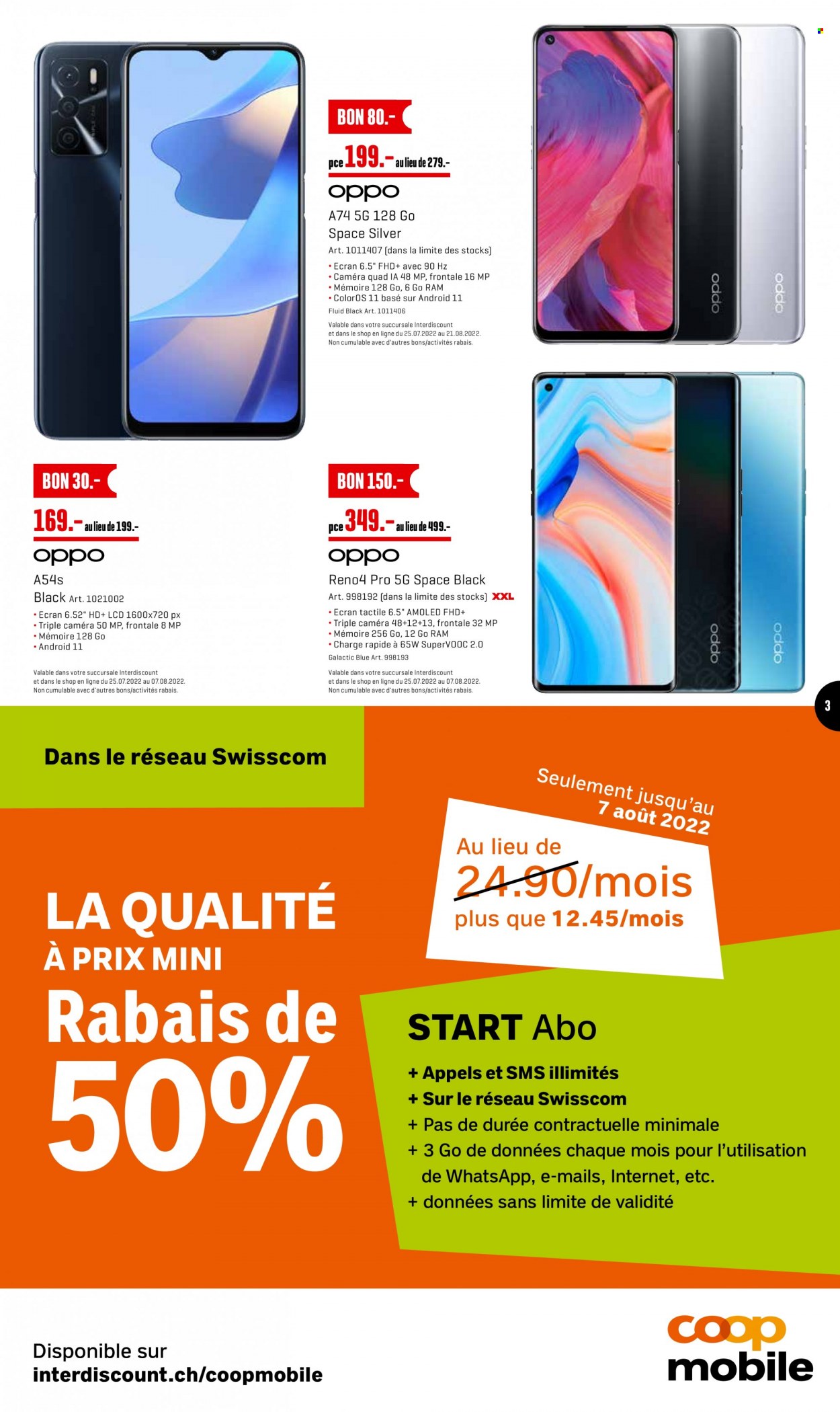 Prospekt Interdiscount - 25.7.2022 - 7.8.2022. Seite 3