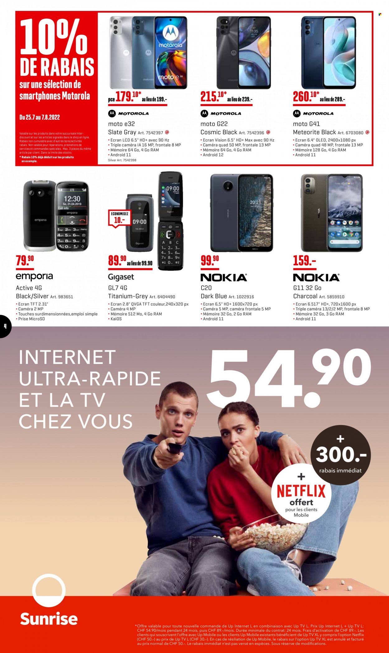Prospekt Interdiscount - 25.7.2022 - 7.8.2022. Seite 4