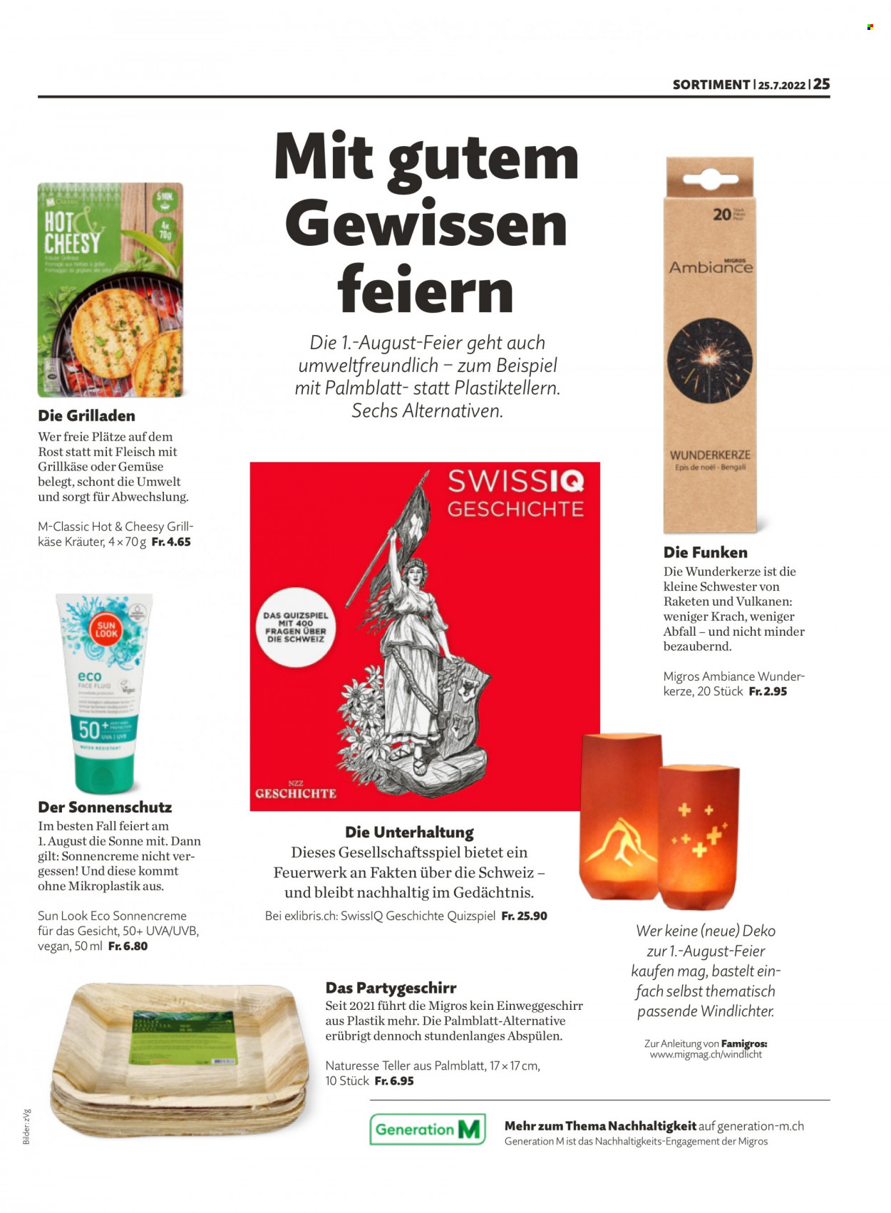Catalogue Migros - 25.7.2022 - 31.7.2022. Page 25
