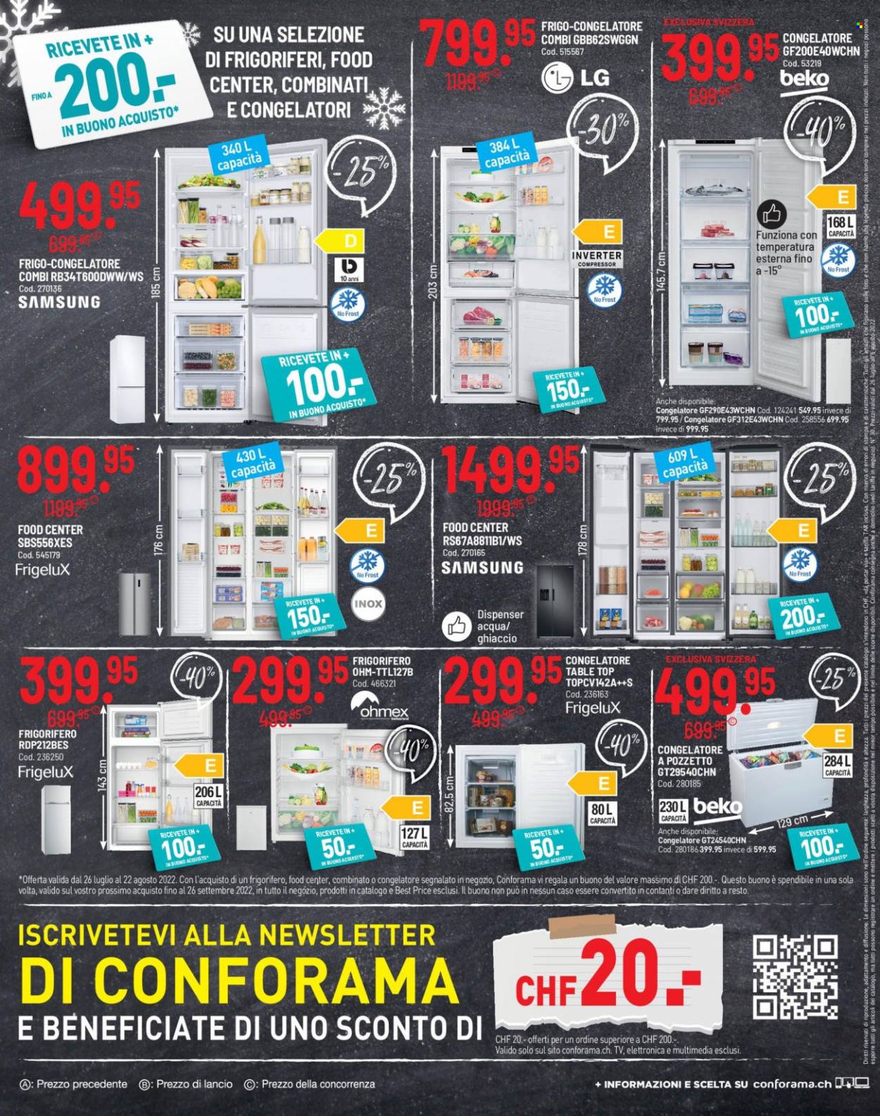 Volantino Conforama - 26.7.2022 - 8.8.2022. Pagina 12
