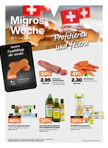 Catalogue Migros - 26.7.2022 - 1.8.2022.