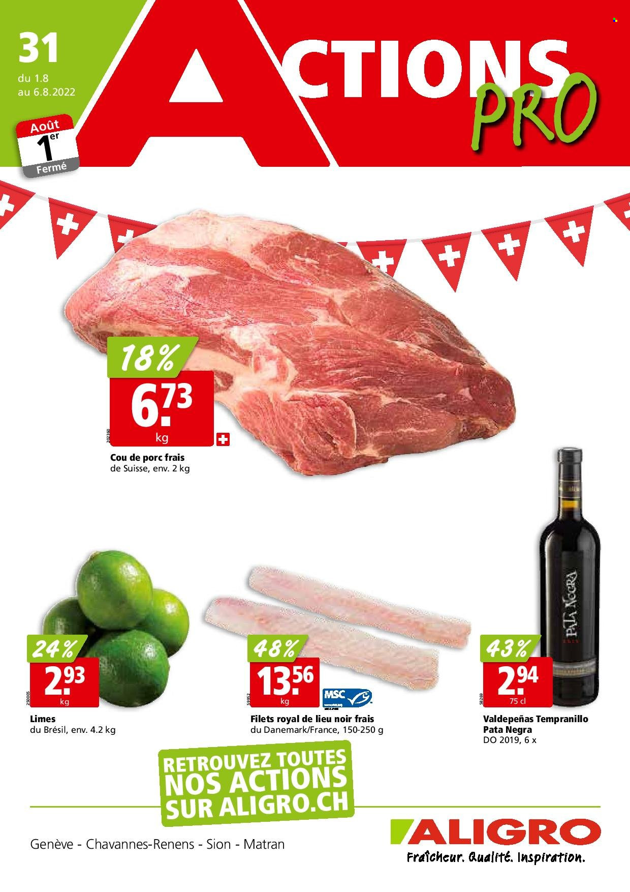 Volantino ALIGRO - 1.8.2022 - 6.8.2022. Pagina 1