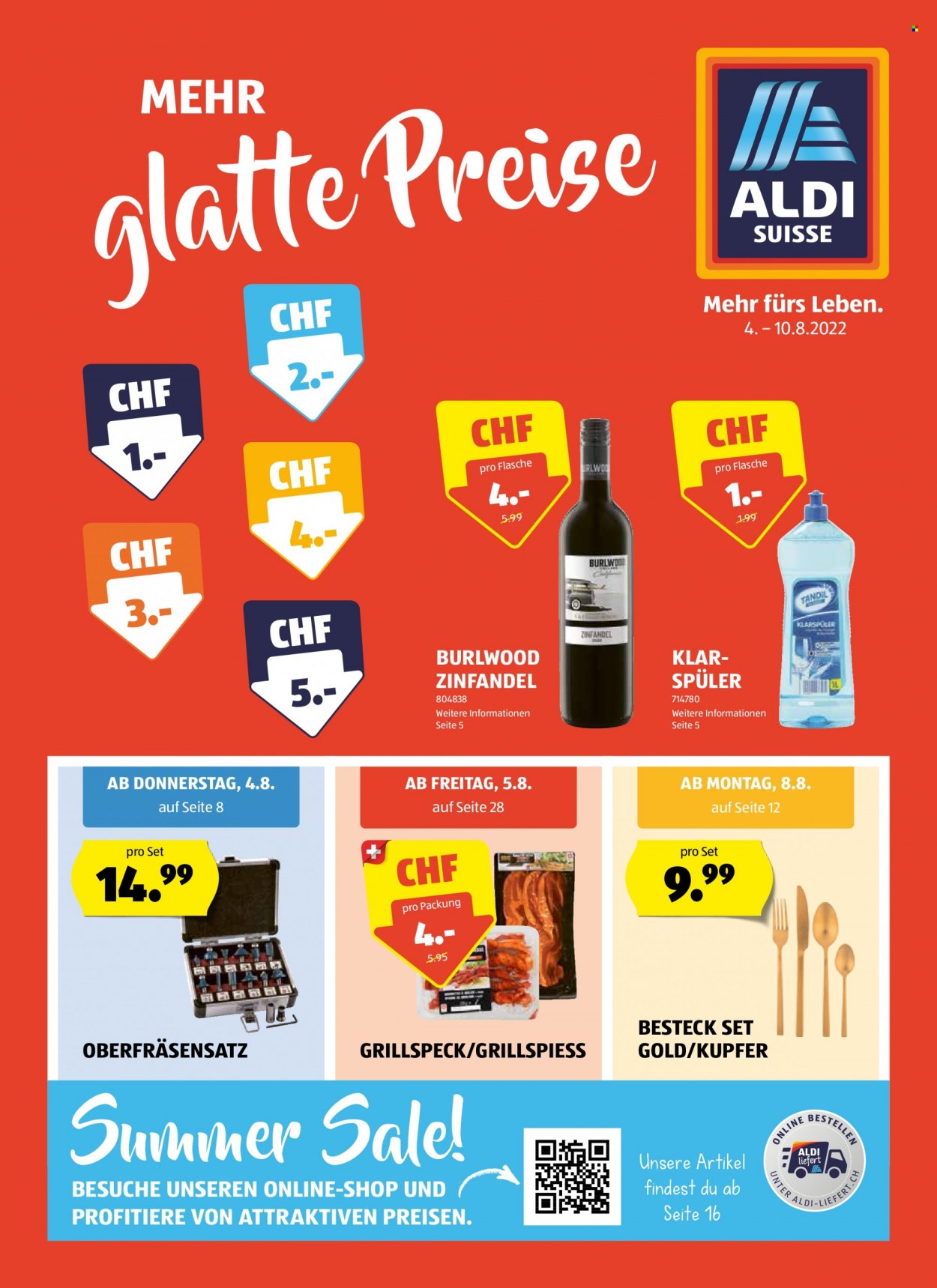 Catalogue Aldi - 4.8.2022 - 10.8.2022. Page 1