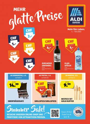 Volantino Aldi - 4.8.2022 - 10.8.2022.