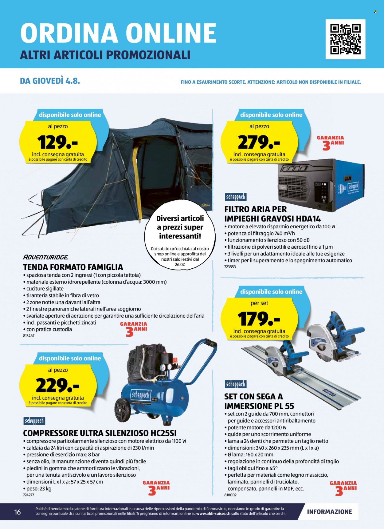 Volantino Aldi - 4.8.2022 - 10.8.2022. Pagina 16