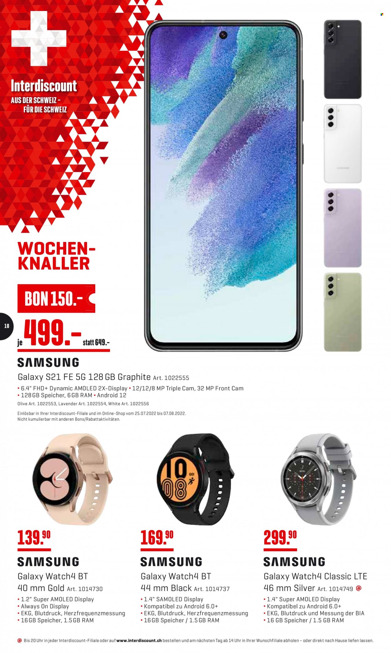 Catalogue Interdiscount - 1.8.2022 - 7.8.2022. Page 10