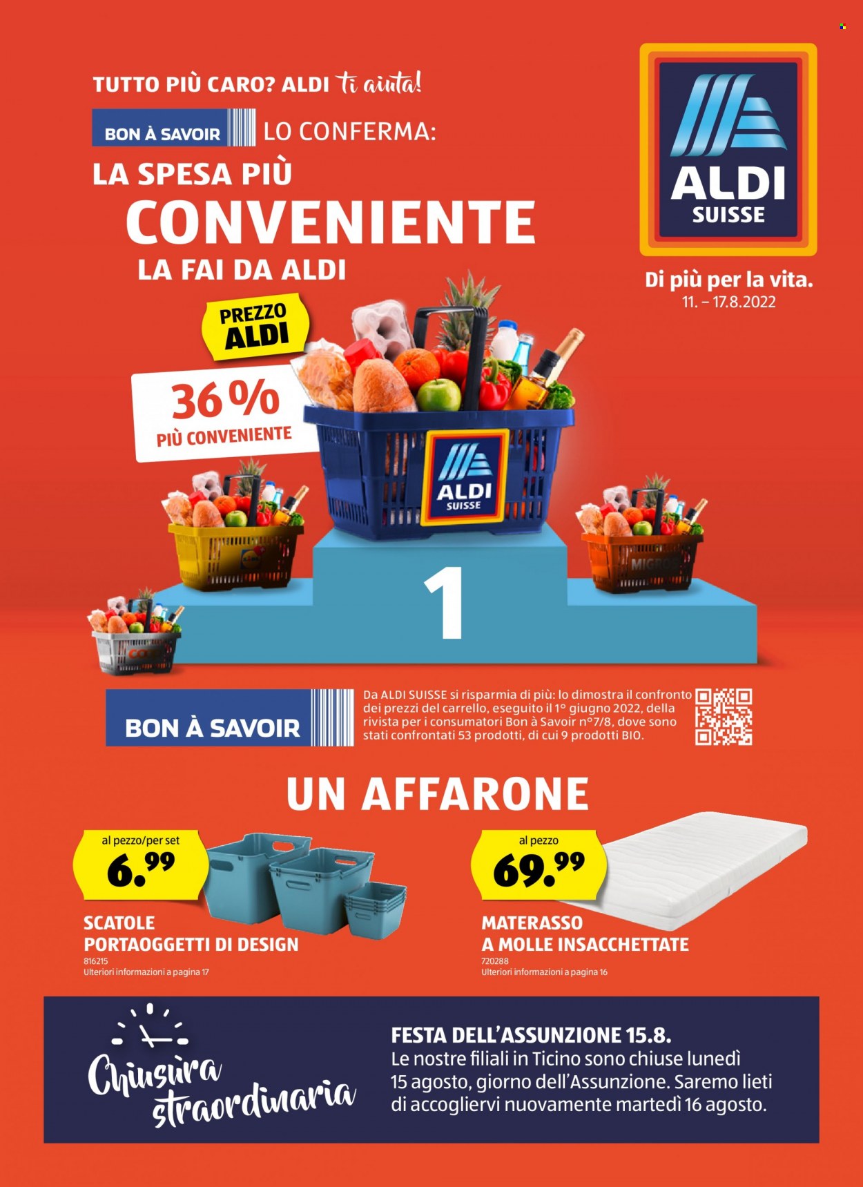 Catalogue Aldi - 11.8.2022 - 17.8.2022. Page 1