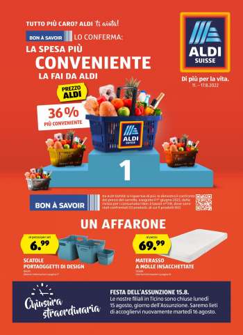 Volantino Aldi - 11.8.2022 - 17.8.2022.