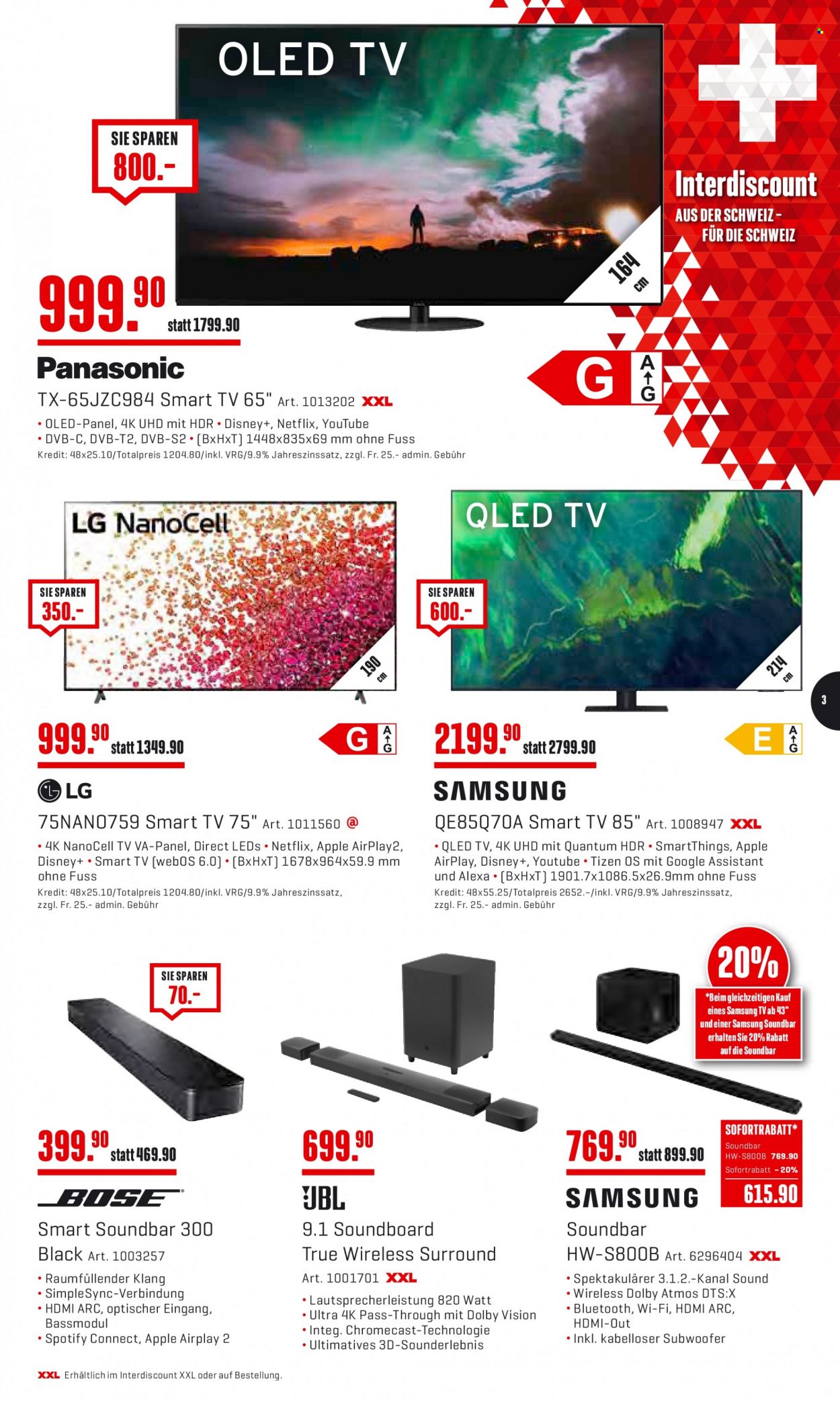 Prospekt Interdiscount - 8.8.2022 - 21.8.2022. Seite 3