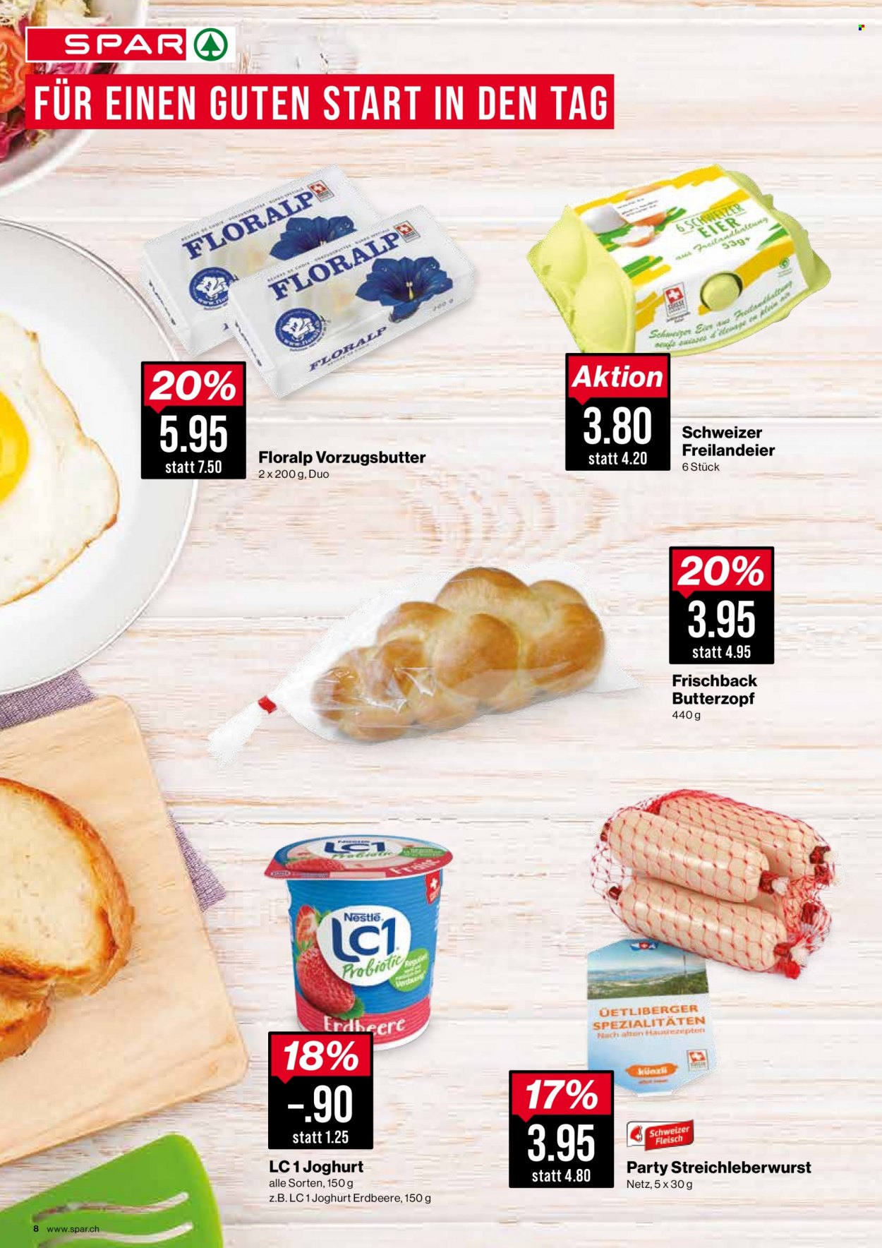 Prospekt SPAR - 16.8.2022 - 20.8.2022. Seite 8