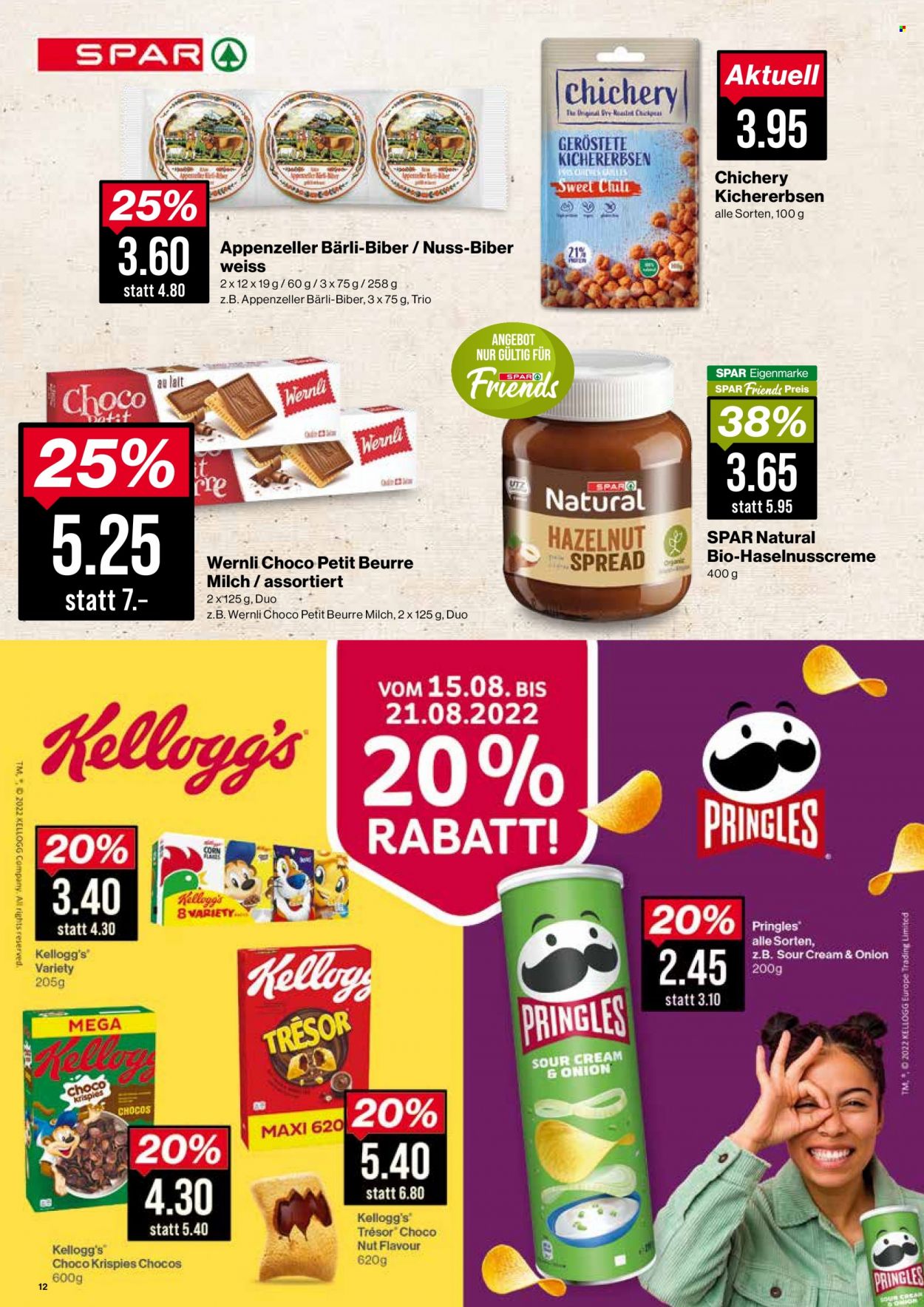 Prospekt SPAR - 16.8.2022 - 20.8.2022. Seite 12