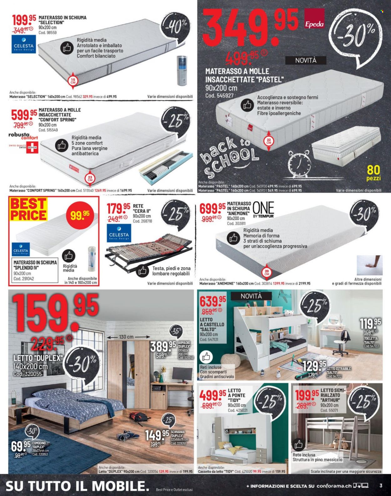Volantino Conforama - 9.8.2022 - 22.8.2022. Pagina 3