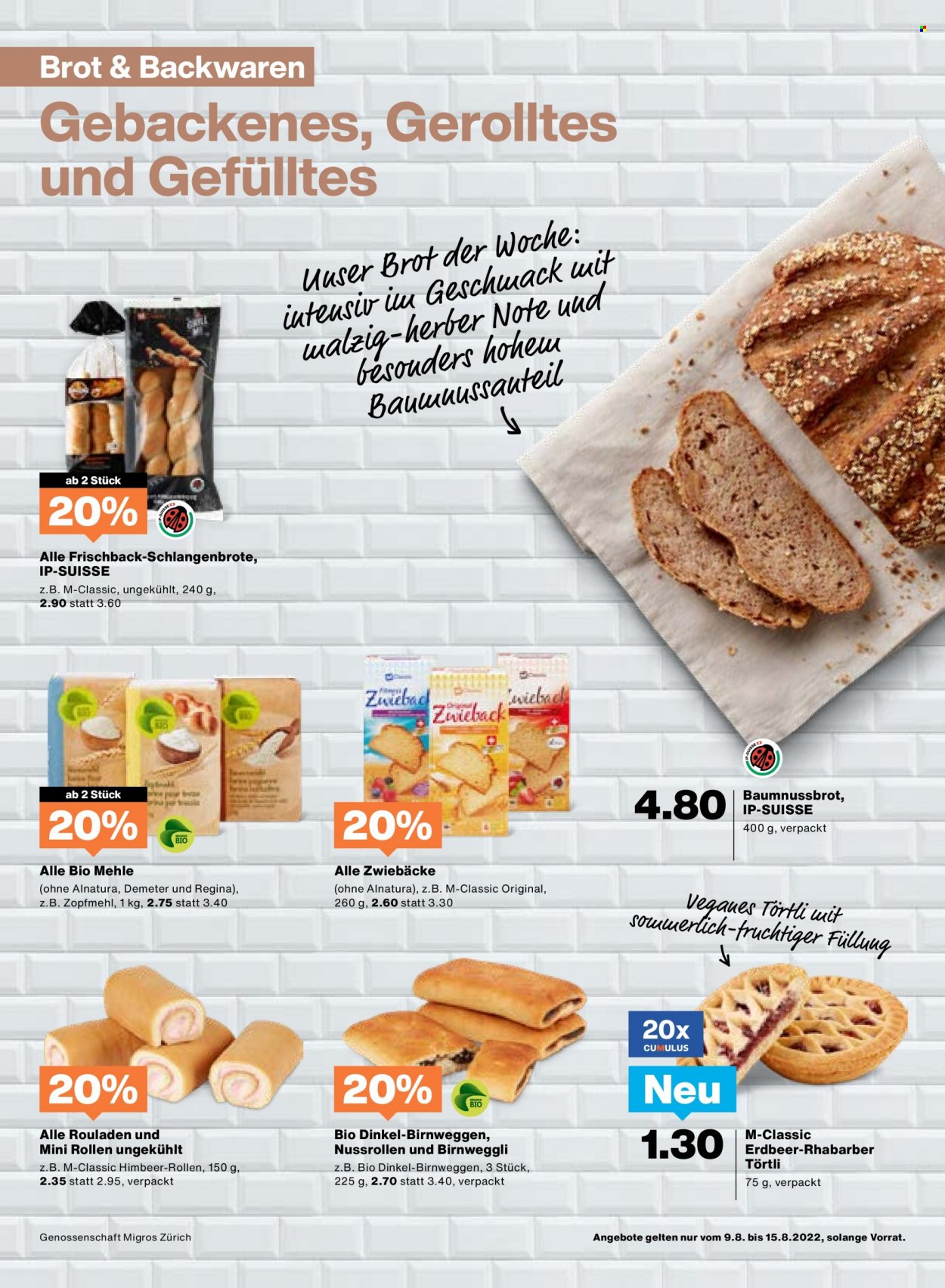 Volantino Migros - 9.8.2022 - 15.8.2022. Pagina 3