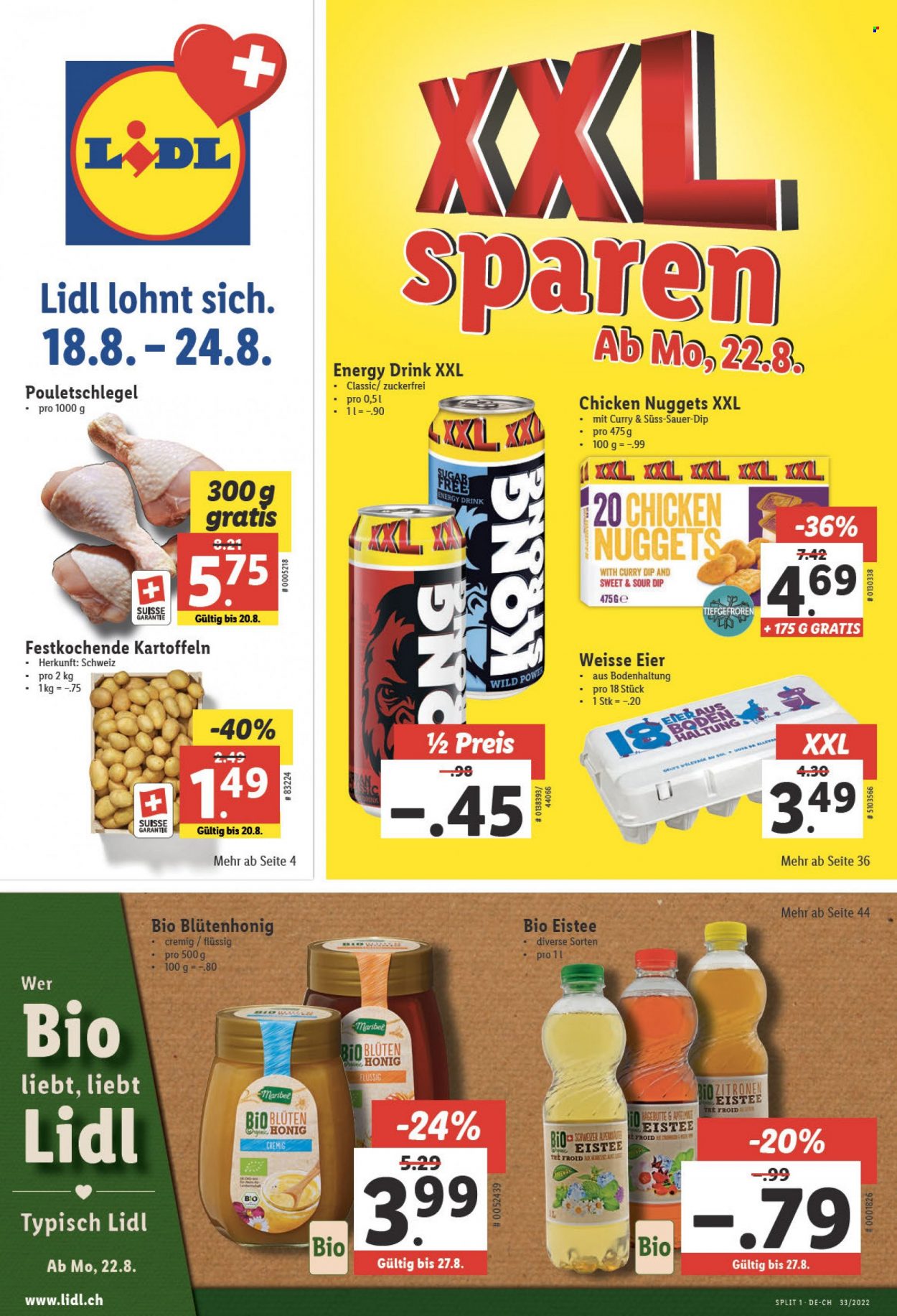 Prospekt Lidl - 18.8.2022 - 24.8.2022. Seite 1