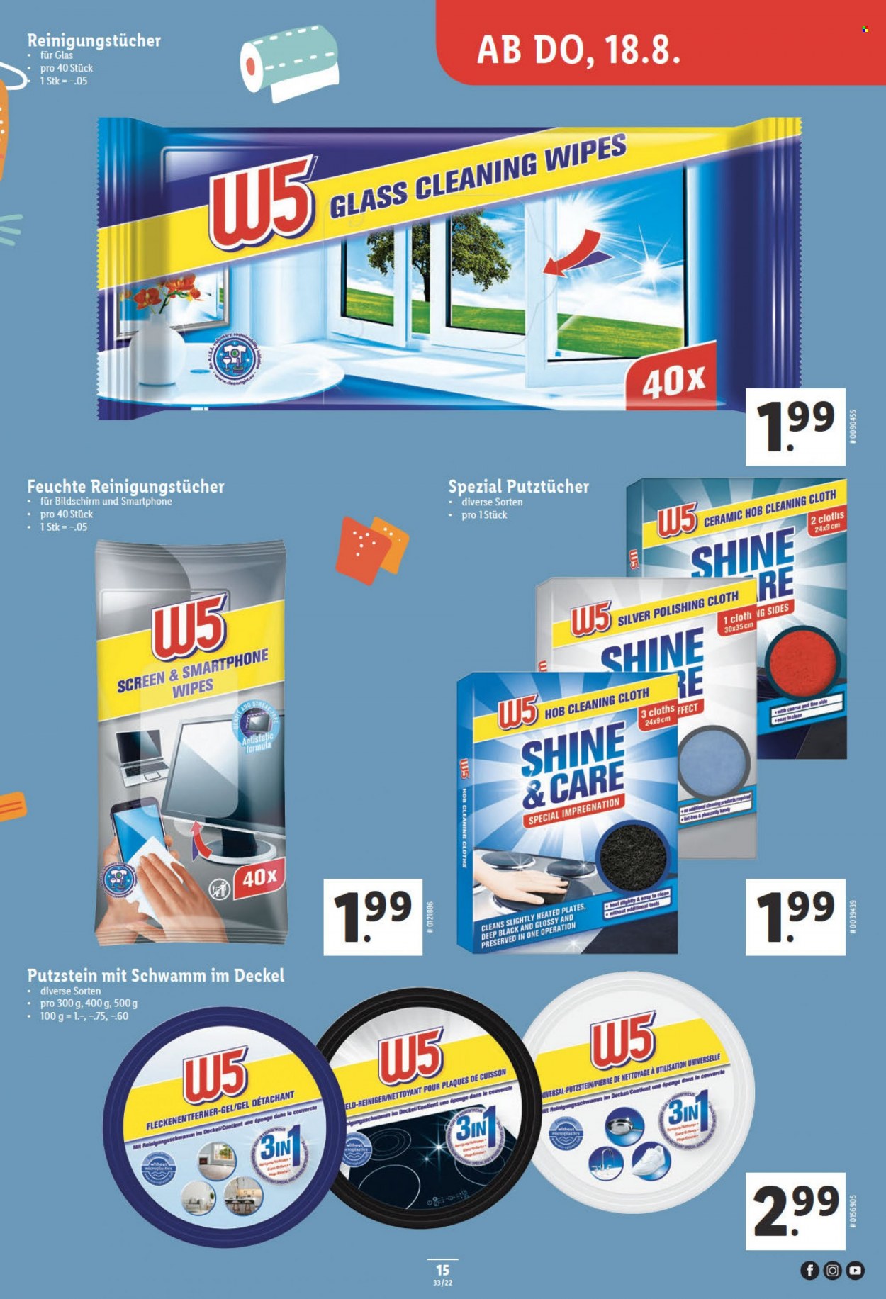 Prospekt Lidl - 18.8.2022 - 24.8.2022. Seite 15