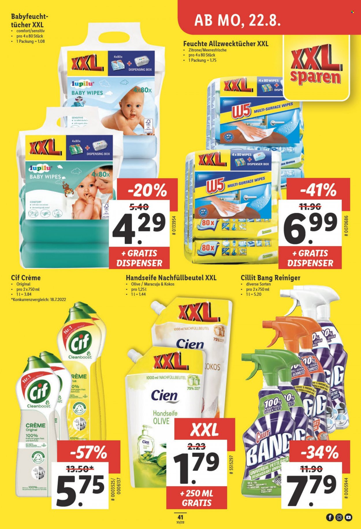 Prospekt Lidl - 18.8.2022 - 24.8.2022. Seite 41