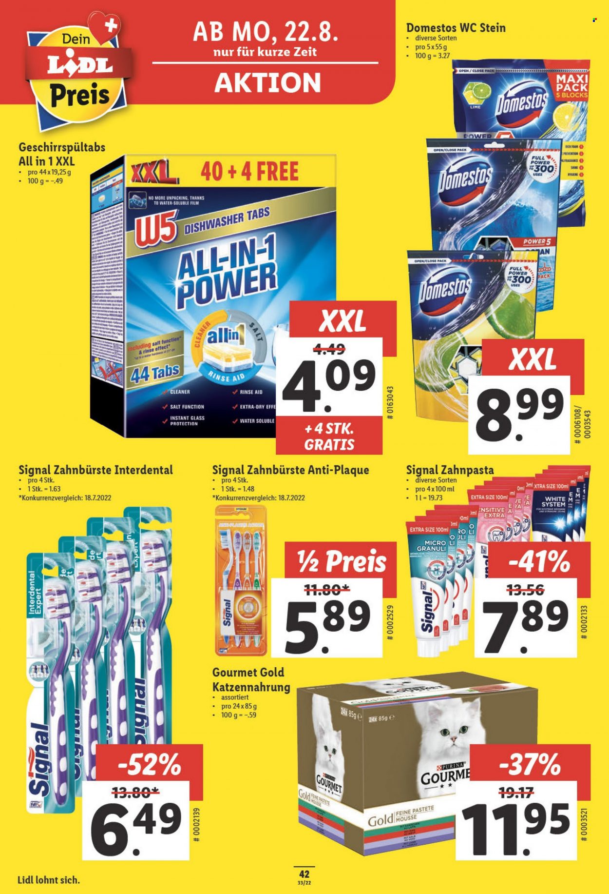 Prospekt Lidl - 18.8.2022 - 24.8.2022. Seite 42