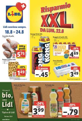 Volantino Lidl - 18.8.2022 - 24.8.2022.